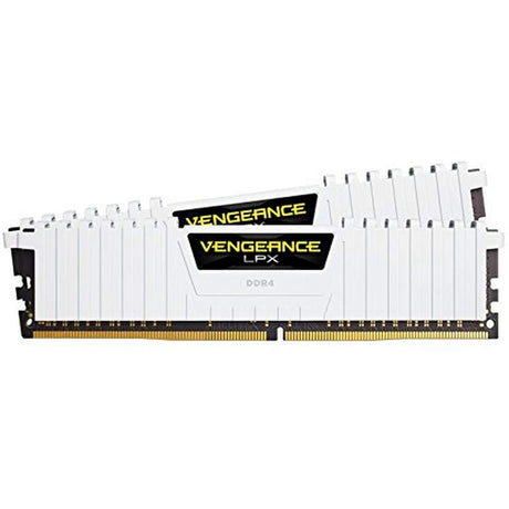 Corsair VENGEANCE LPX 16GB (2 X 8GB) DDR4 DRAM 3200MHZ (CMK16GX4M2B3200C16W) - White
