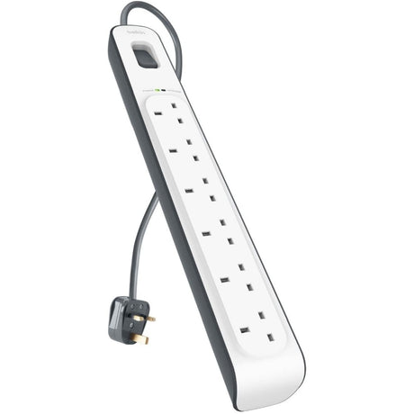 Belkin 6 Socket 2 Meter Surge Strip - White