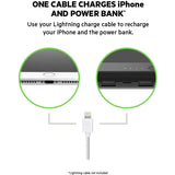 Belkin Boost Charge Power Bank 10K with Lightning Connector - White / Black