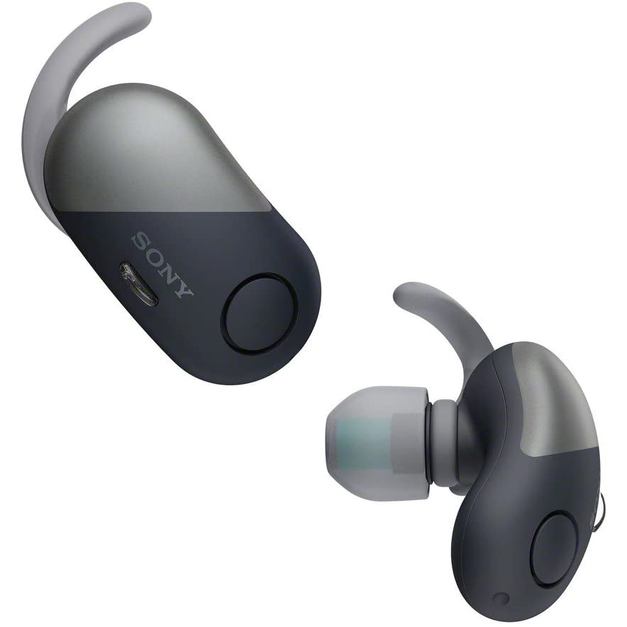 Sony WF-SP700N Truly Wireless Noise-Cancelling Sports Headphones - Black