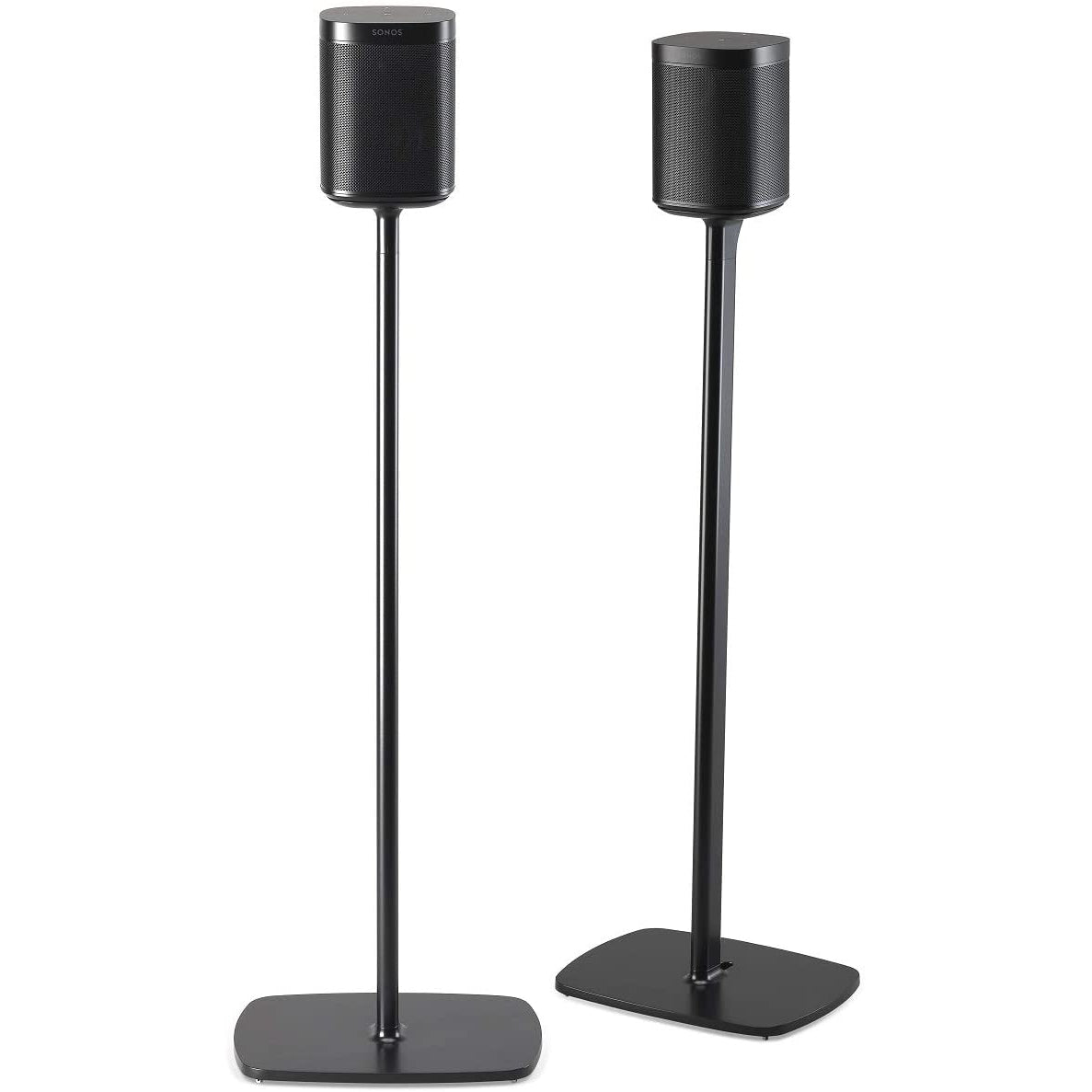 Flexson S1FS2021EU Floor Stands for Sonos One, One SL and Play:1 - Black