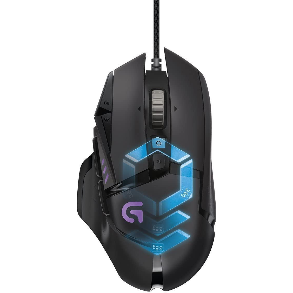 Logitech G502 Proteus Spectrum RGB Tunable Wired Gaming Mouse, Black - Refurbished Good