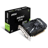 MSI GeForce GTX 1050Ti AERO ITX 4G OCV1 Graphics Card 4GB GDDR5