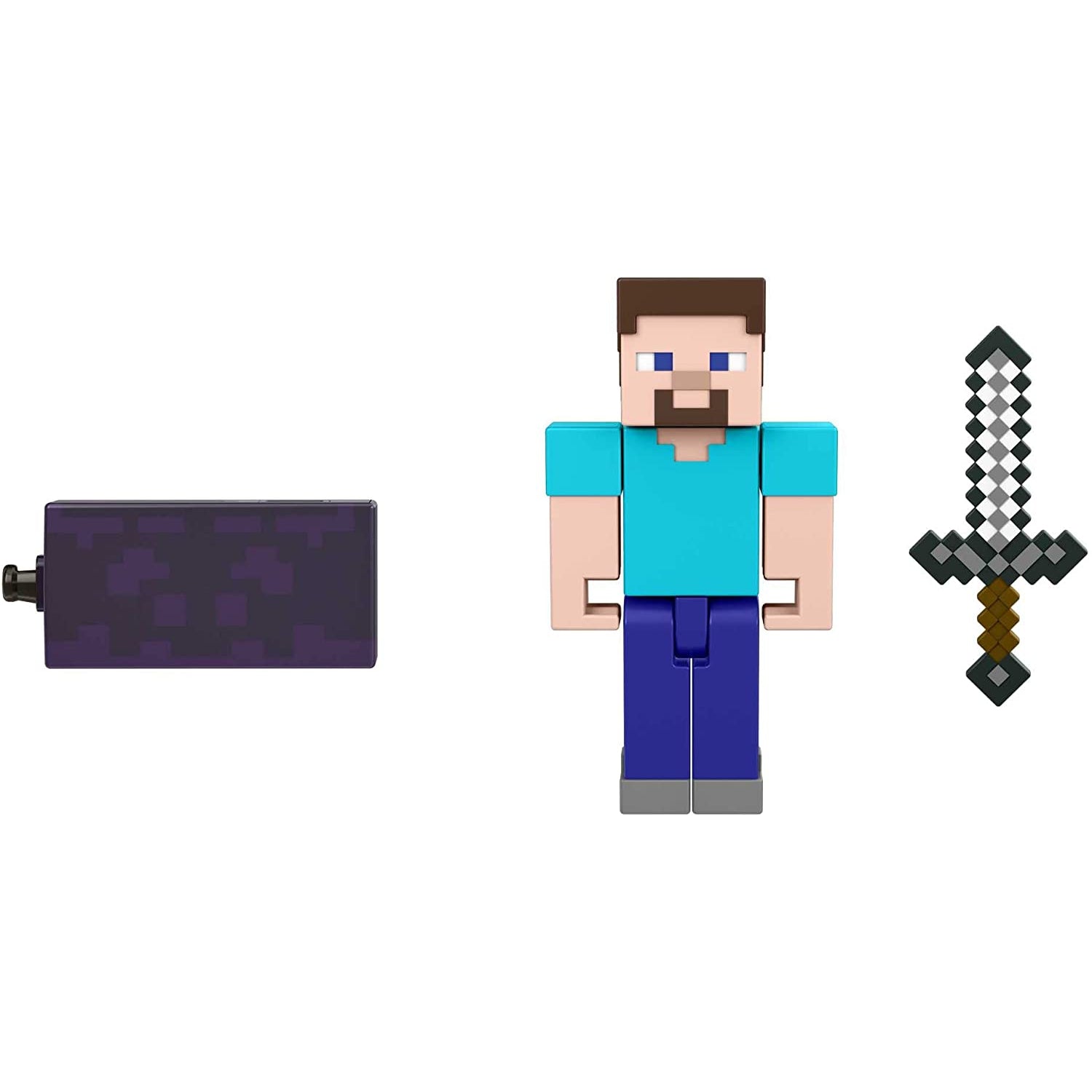 Minecraft Steve Build-A-Portal Figure