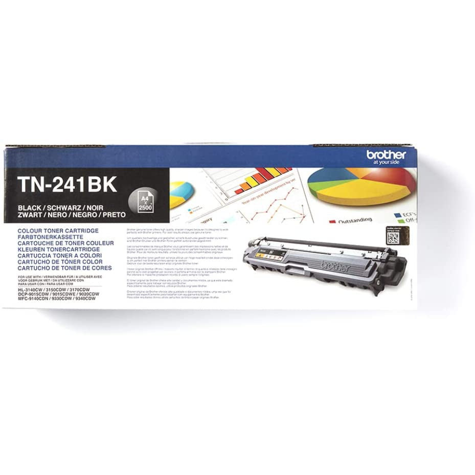 Brother TN-241BK Black Toner Cartridge - Black