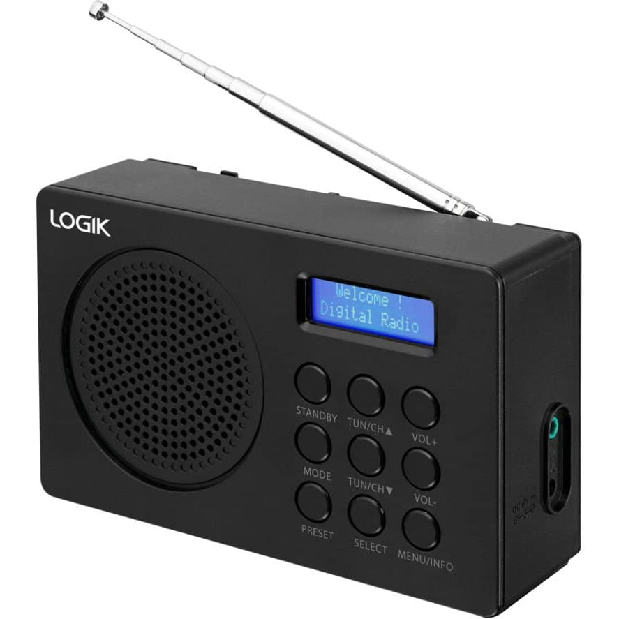 Logik L2DAB16 Portable DAB/FM Radio - Black - Refurbished Pristine