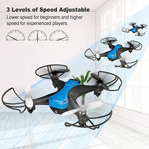 Tech RC Mini Drone Maverick for Kids - Blue