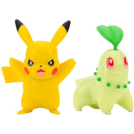 Pokémon Pikachu & Chikorita Battle Figure
