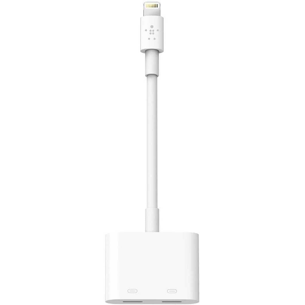 Belkin Lightning Audio + Charge Rockstar iPhone Lightning Audio Adapter/iPhone Charging Adapter