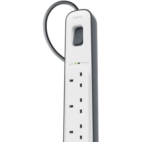 Belkin 6 Socket 2 Meter Surge Strip - White