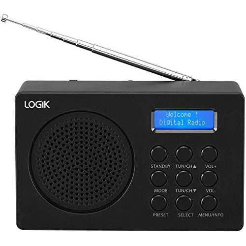 Logik L2DAB16 Portable DAB/FM Radio - Black - Refurbished Excellent