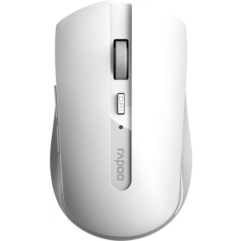 Rapoo 7200M Multi-Mode Wireless Optical Mouse - White
