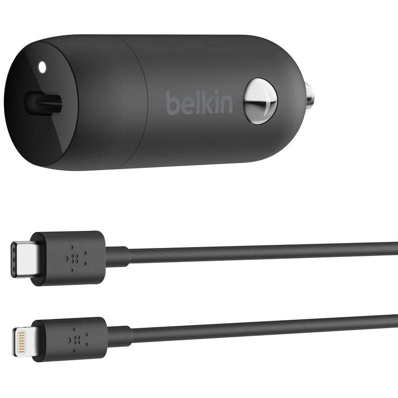 Belkin Boost Charge Car Charger with USB-C Cable - New
