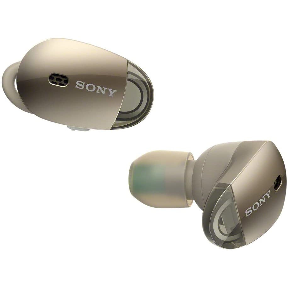 Sony WF-1000X Truly Wireless In-Ear Noise Cancelling Headphones - Gold - Good Condition