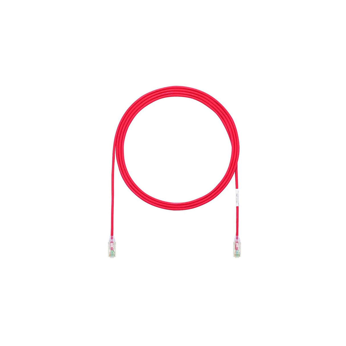 Panduit UTP28SP3MRD Category 6 28 AWG 4-Pair Stranded UTP Patch Cord, 3m, Red