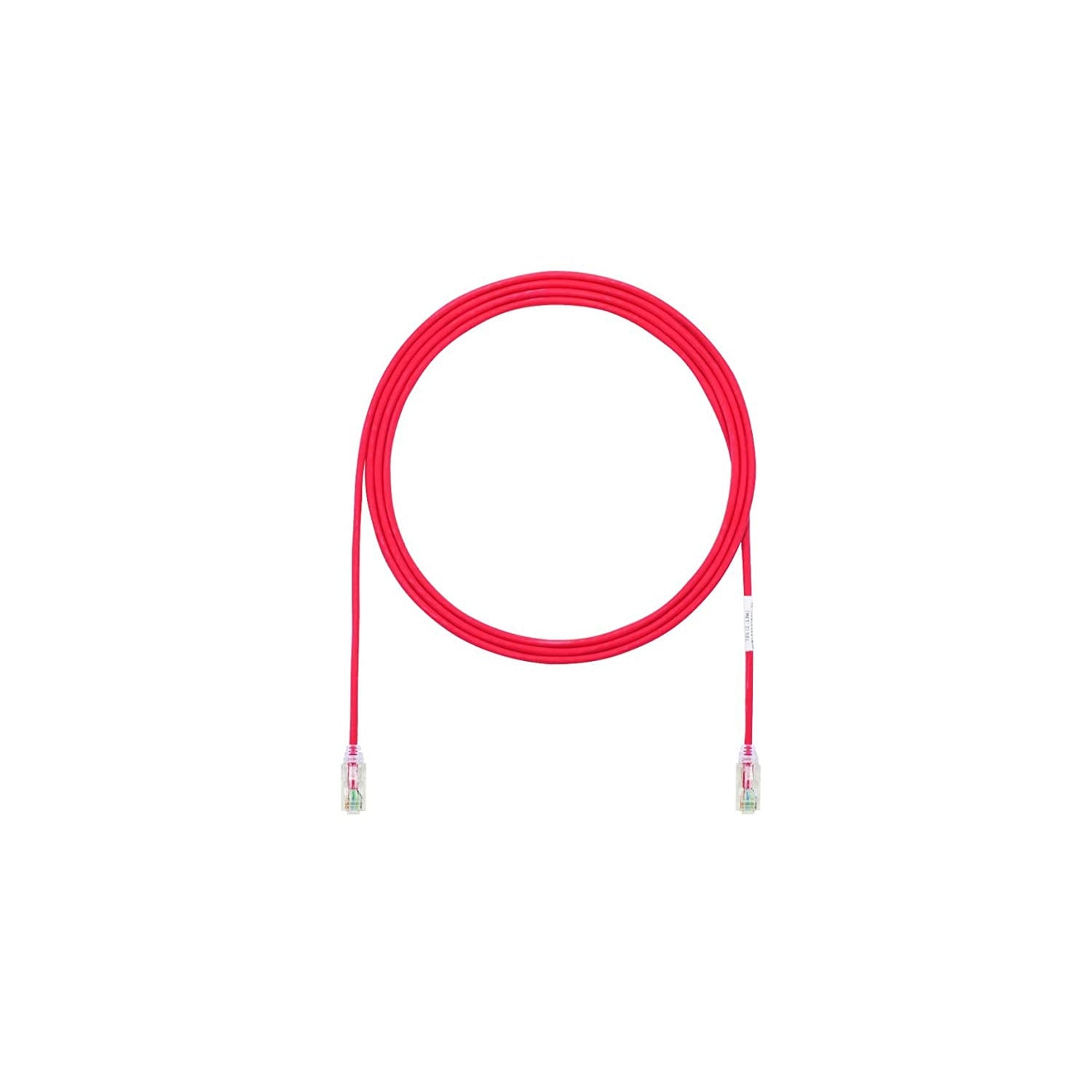Panduit UTP28SP3MRD Category 6 28 AWG 4-Pair Stranded UTP Patch Cord, 3m, Red