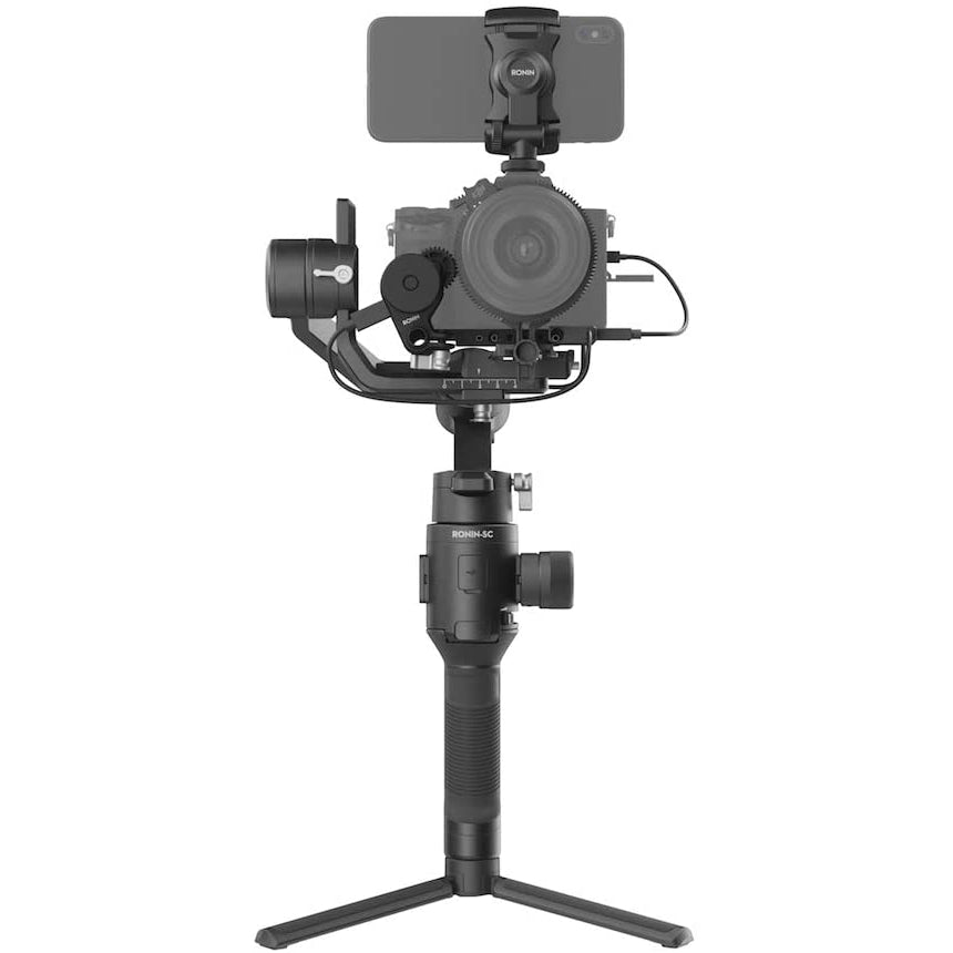 DJI Ronin-SC - Pro Combo Gimbal Kit With 3-Axis Professional Portable Stabilizer, Control Cables, Holder, For Mirrorless Camera, Lightweight & Compact