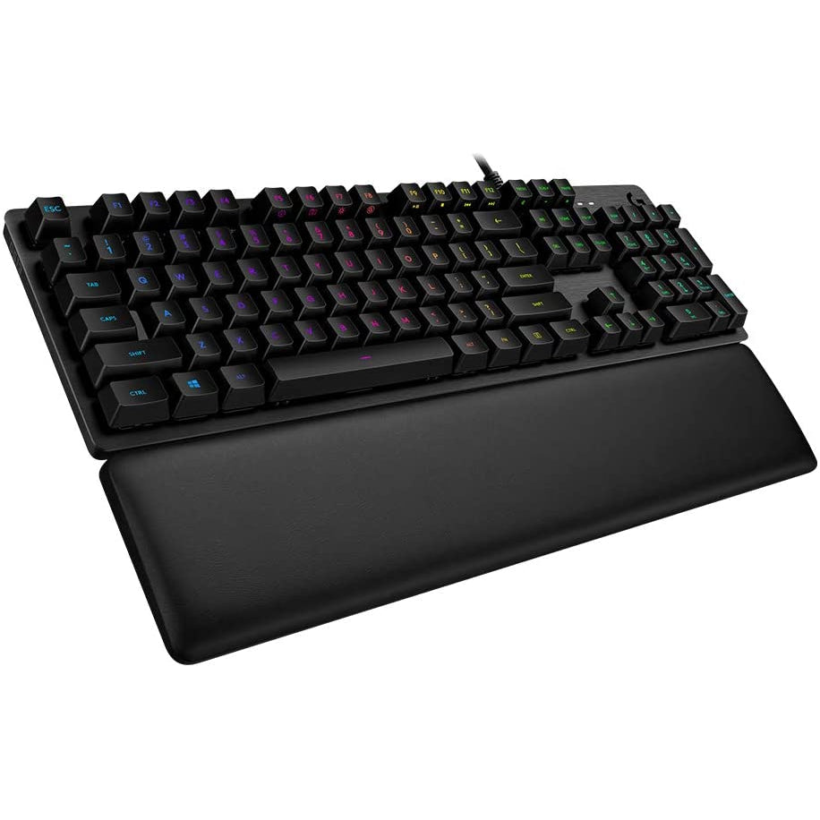 Logitech G513 Carbon Backlit Mechanical Gaming Keyboard with GX Blue Switches - Black
