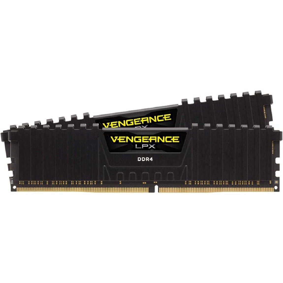 Corsair VENGEANCE LPX 16GB (2 X 8GB) DDR4 DRAM 3200MHZ (CMK16GX4M2B3200C16B) - Black