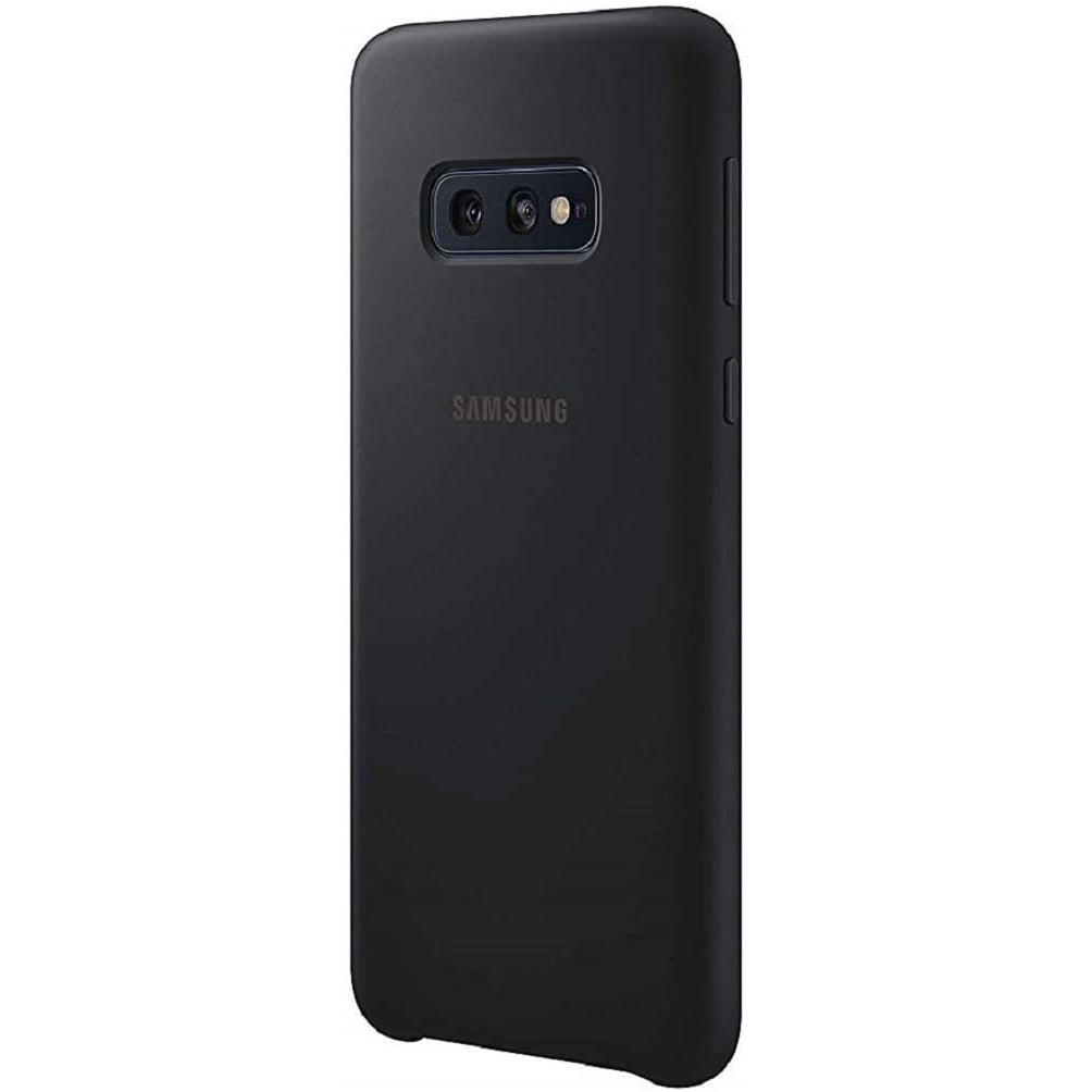 Samsung Galaxy S10e Soft Touch Silicon Cover - White / Black