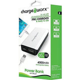 Chargeworx Powerbank CX6542WH 4000mah White