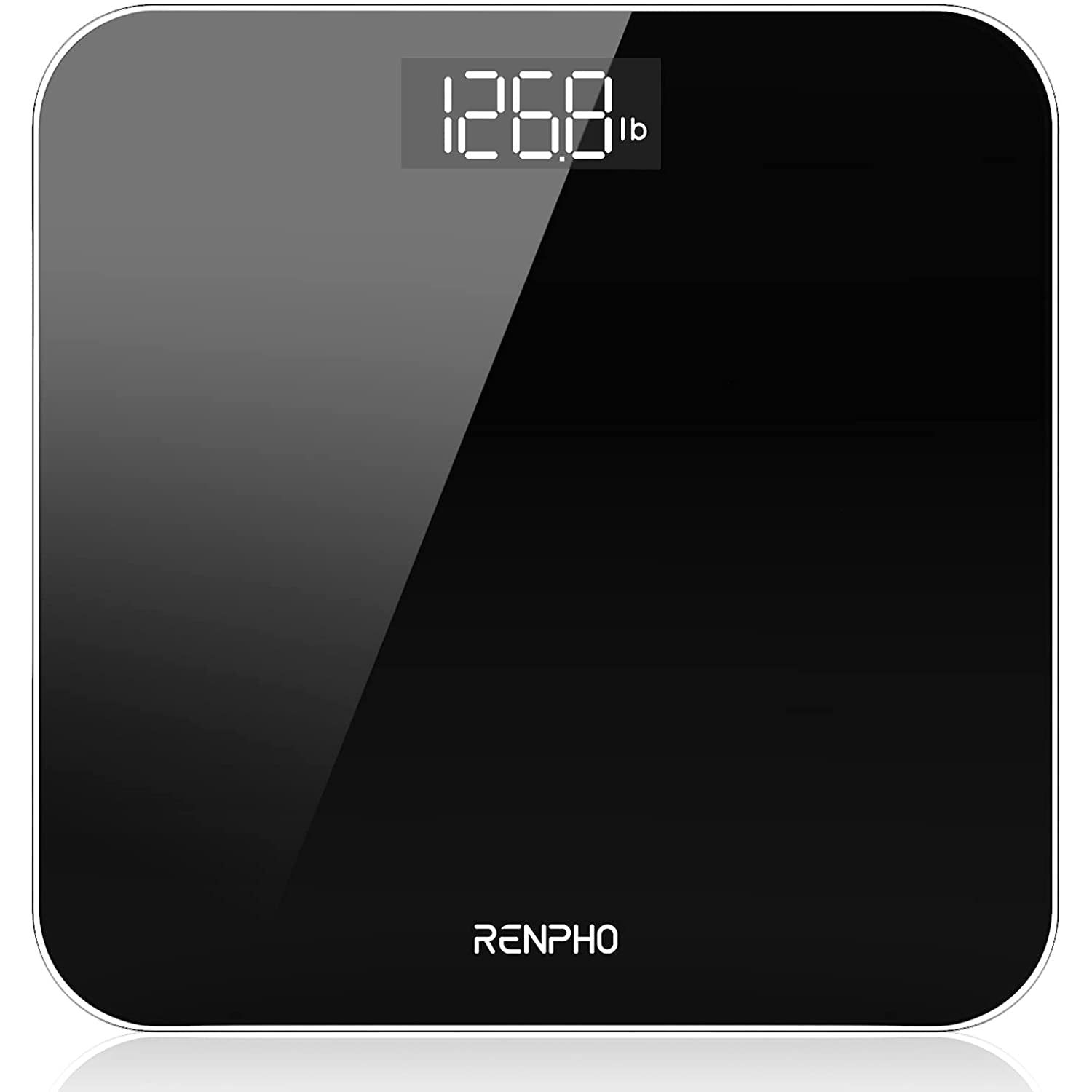 Renpho Digital Bathroom Scales Weighing Scale in Black
