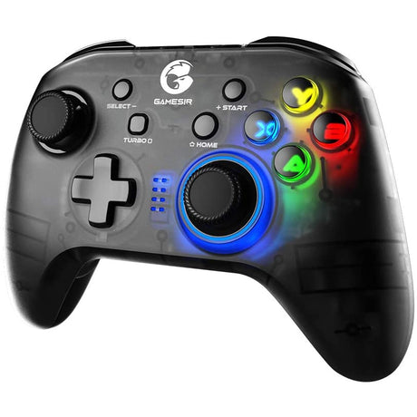 GameSir T4 Pro Wireless Bluetooth Controller for Nintendo Switch, Switch Pro Controller with LED Backlight, Turbo Gamepad Joystick with Dual Motor