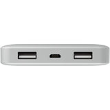 Belkin Portable Power Bank - High Speed Charging - Silver