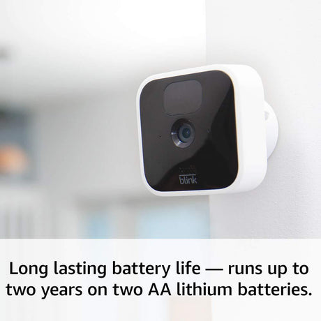 Blink Indoor Security Camera - 2 Camera System - White