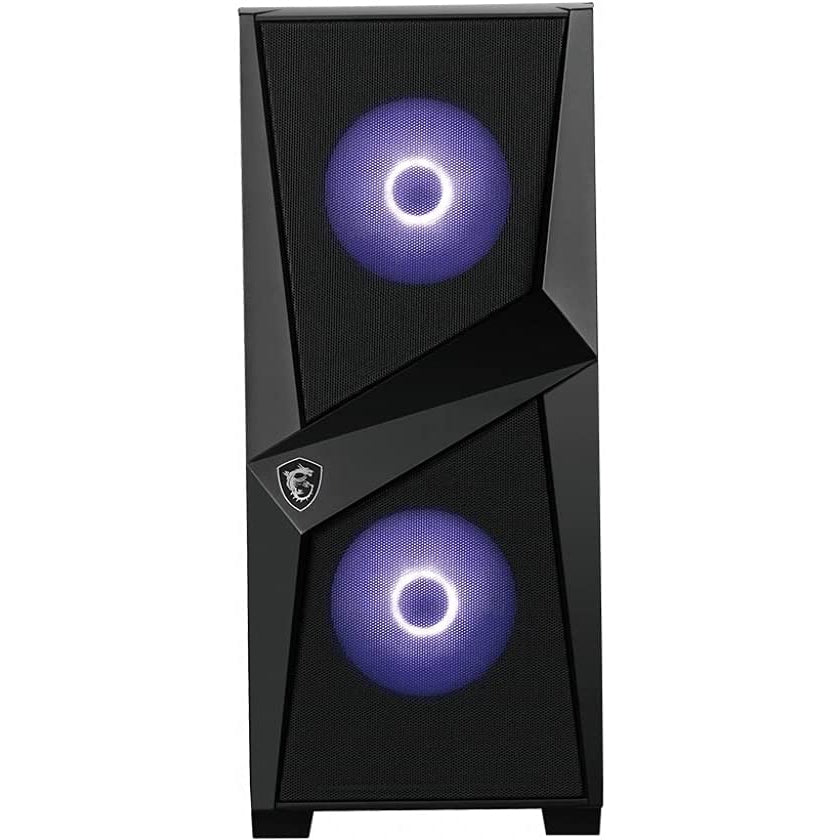 MSI MAG FORGE 100M Mid Tower Gaming Computer Case - Black