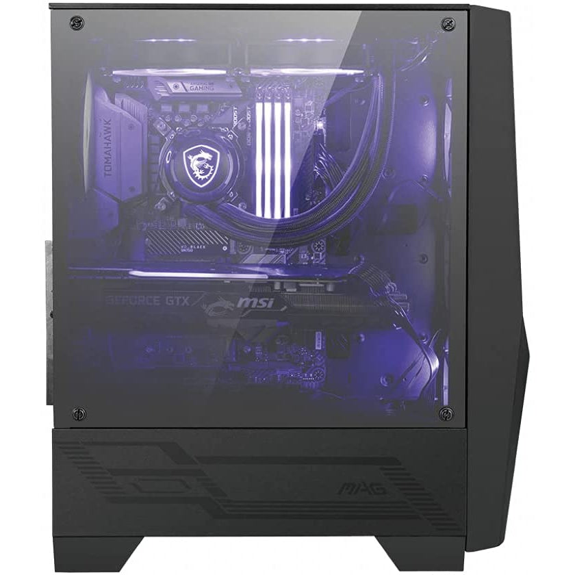 MSI MAG FORGE 100M Mid Tower Gaming Computer Case - Black