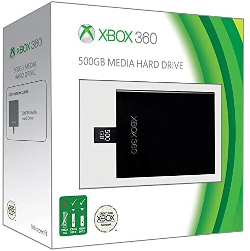 Microsoft Official Xbox 360 500GB Media Hard Drive