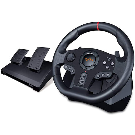 PXN V900 PC Gaming Racing Steering Wheel Universal USB Car Sim 270 / 900 degree Race Steering Wheel with Pedals