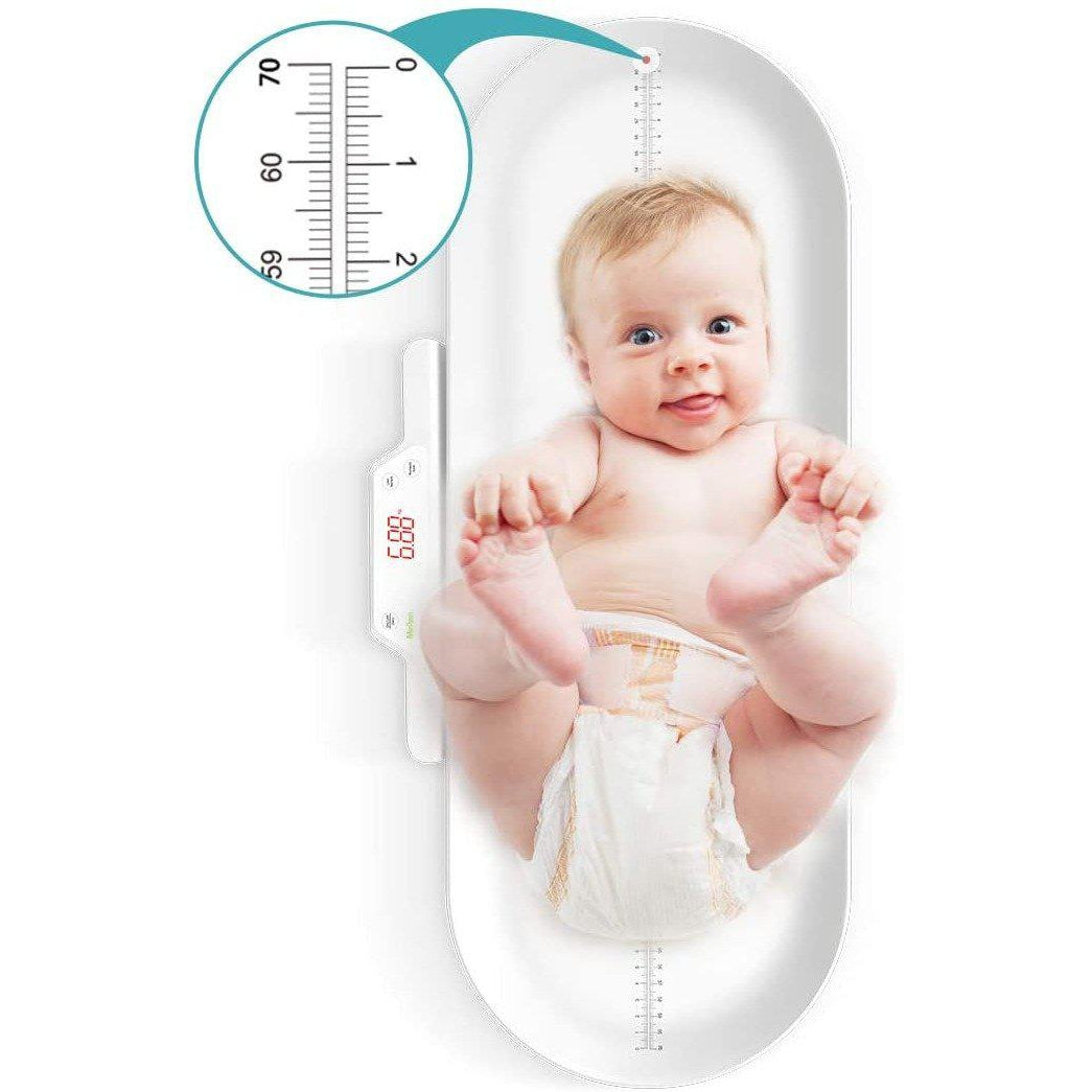 Meilen MY002 Baby Scale Pet Scale, Infant Scale Digital with Height Tray, Max: 70cm, Measure Weight Accurately, Max:100KG
