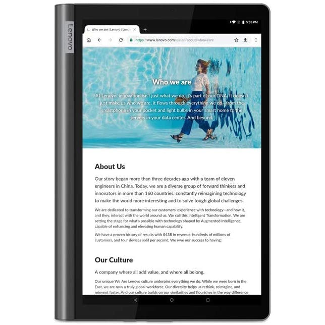 Lenovo Yoga Smart Tab WIFI 10.1" Tablet - 64GB (YT-X705F) - Iron Grey