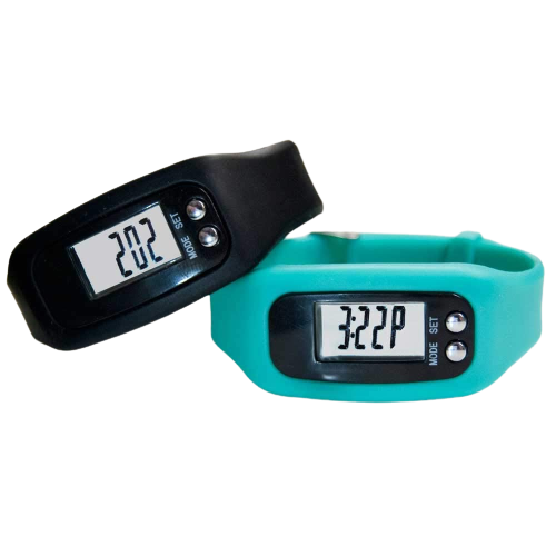 Easylife Fitness Tracker Watch Pack of 2 - Turquoise & Black
