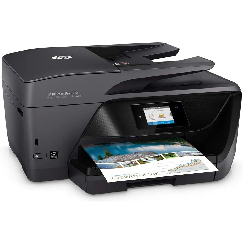 HP OfficeJet Pro 6970 All-in-One Inkjet Printer - Black