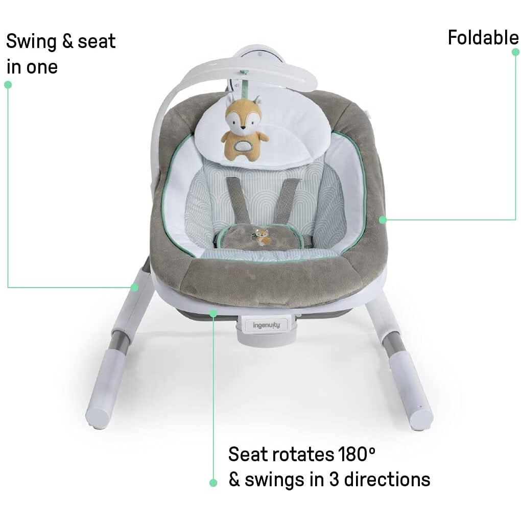 Ingenuity Anyway Sway Portable Swing Bouncer