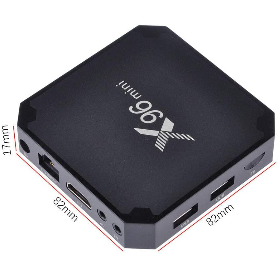 X96 Mini Android 9.0 OS TV BOX 2GB RAM 16GB ROM - Black