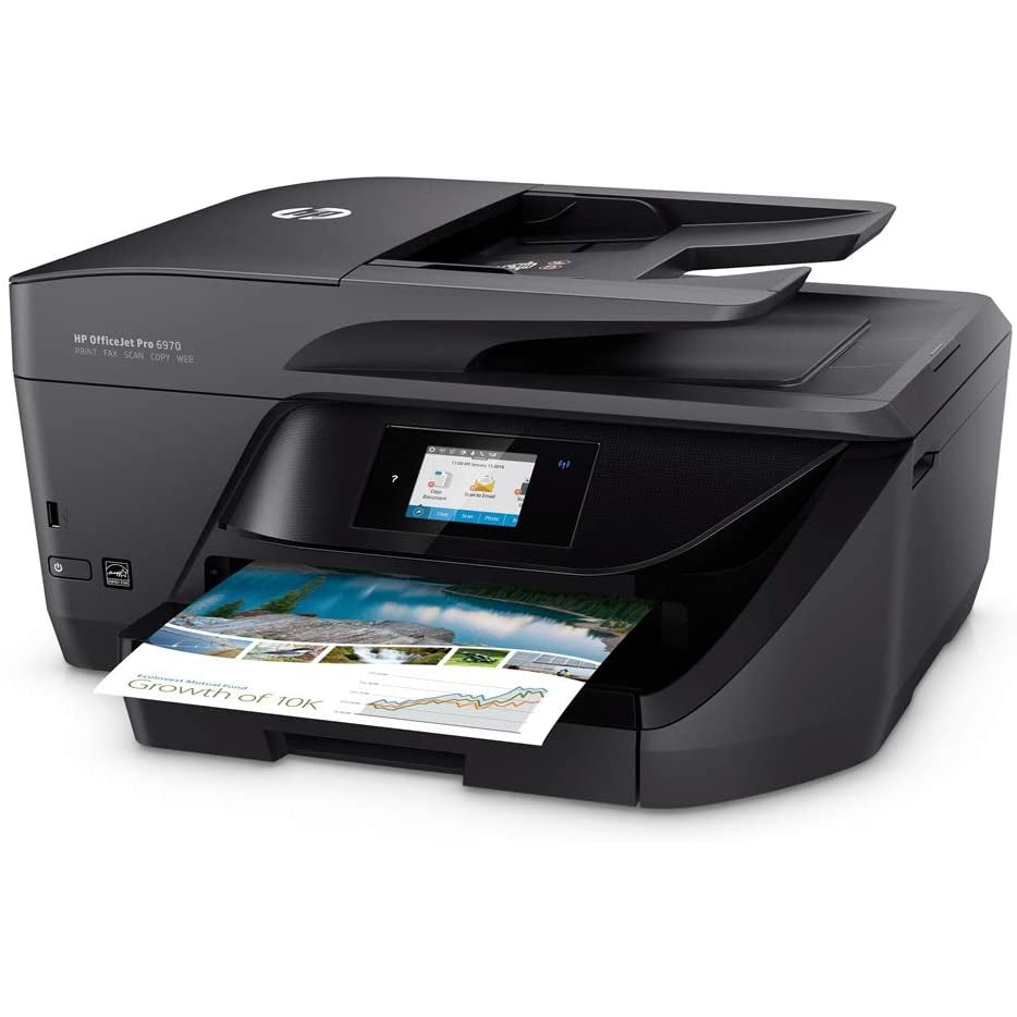 HP OfficeJet Pro 6970 All-in-One Inkjet Printer - Black