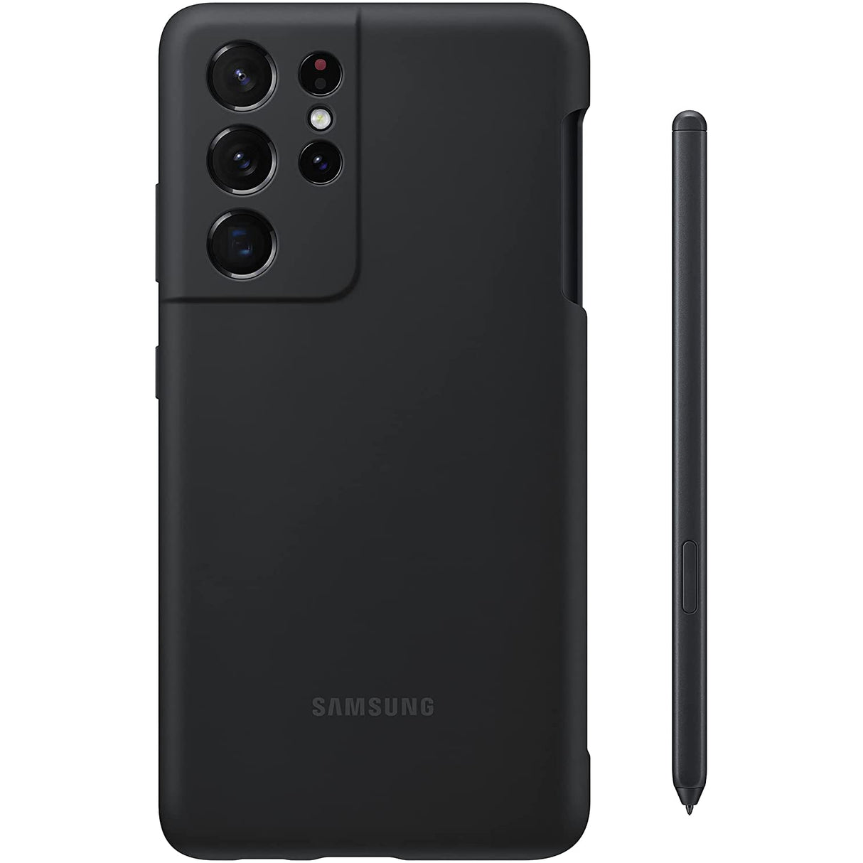 Samsung Galaxy S21 Ultra 5G Silicone Cover with S Pen Black - 6.9 inches