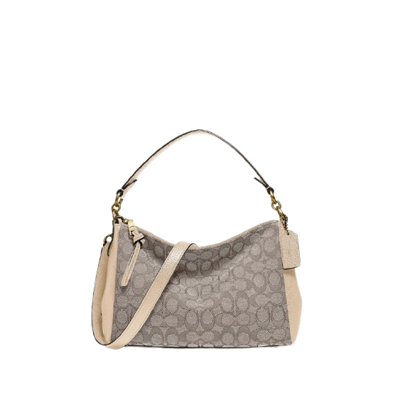 Coach Shay Crossbody In Signature Jacquard, Stone Ivory