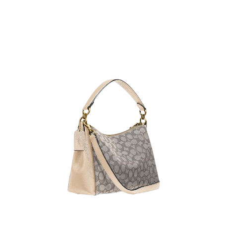 Coach Shay Crossbody In Signature Jacquard, Stone Ivory