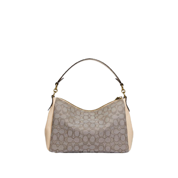 Signature Jacquard Coach Outlet Shay Crossbody Buy Cream Handbags
