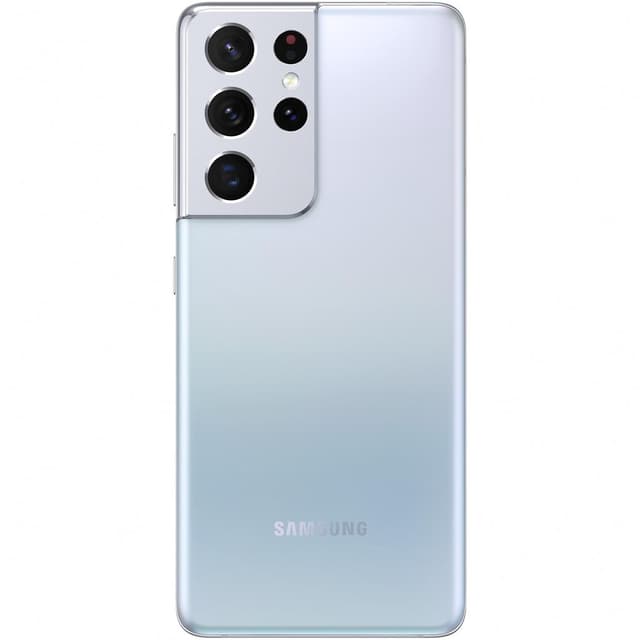 Samsung Galaxy S21 Ultra, 5G, 128GB, Phantom Silver, Unlocked - Good Condition