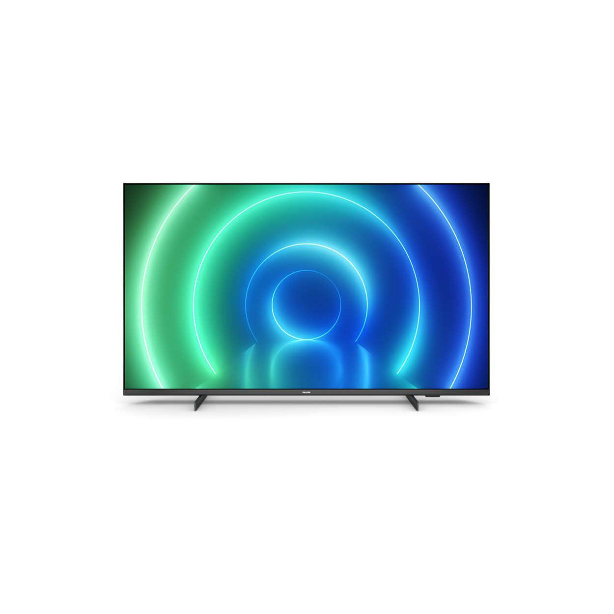 Refurbished Philips 55 Inch 55PUS7506 Smart 4K UHD HDR LED Freeview TV (2021 Model)