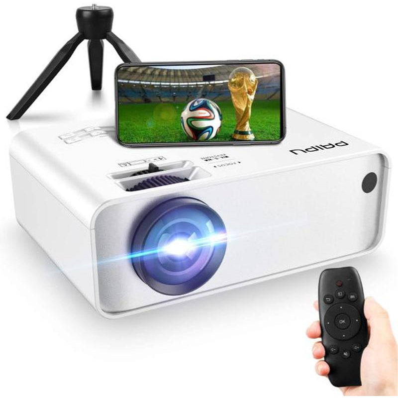Paipu M8-B Smart Portable Projector 1080P Full HD, White