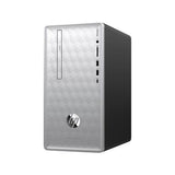 HP Pavilion 590-p0037na Desktop PC, AMD Ryzen 3, 4GB RAM, 1TB HDD, Natural Silver