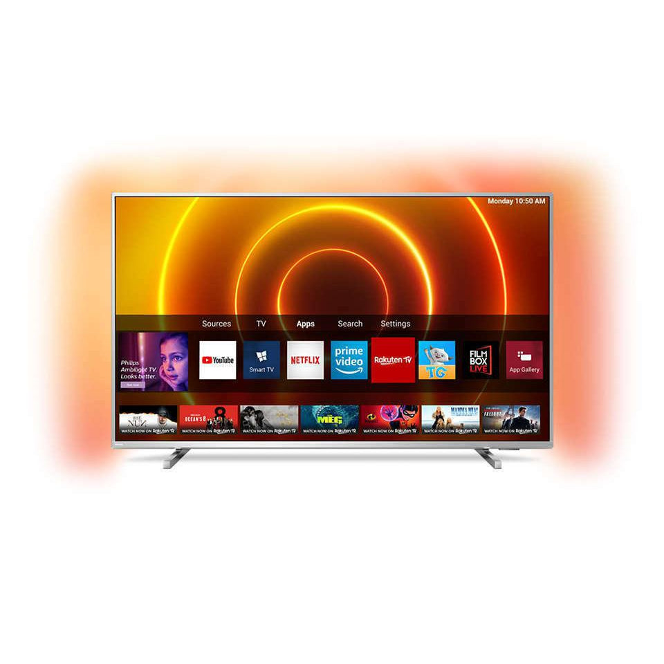 Philips 43 Inch 43PUS8105 Smart 4K Ultra HD Ambilight TV (No Stand)