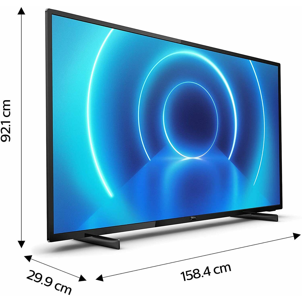 Refurbished Philips 70 Inch 70PUS7505 Saphi Smart 4K UHD LED TV 2020 *NO STAND*